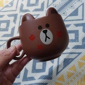 Cute Brown Line Friends Mug